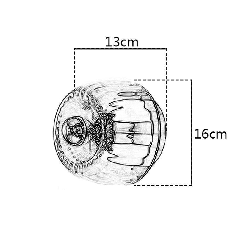 Moderni seinävalaistus kirkkaalla lasivarjolla harjatulla seinävalaisimilla