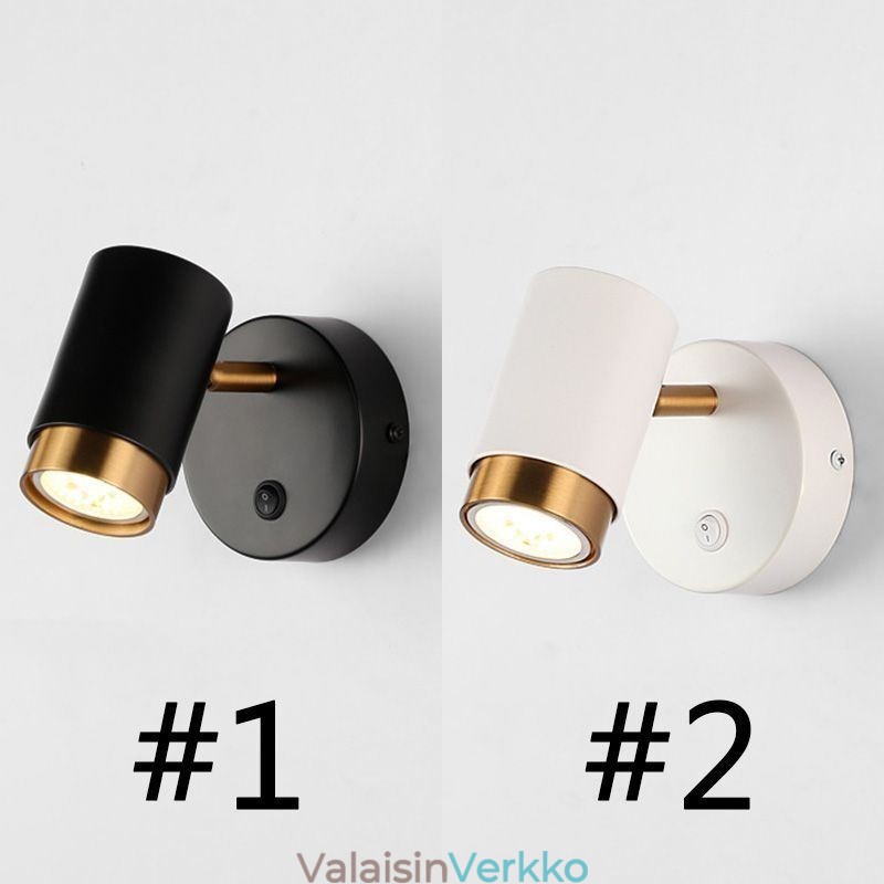 Moderni kääntyvä seinävalaisin Minimalistinen lamppukäytävälamppu