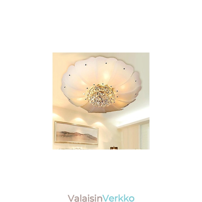 Moderni Nykyaikainen Perinteinen Klassinen Rustiikki Lodge Vintage Retro Kristalli Galvanoitu metalli Kattokruunu Valaisin