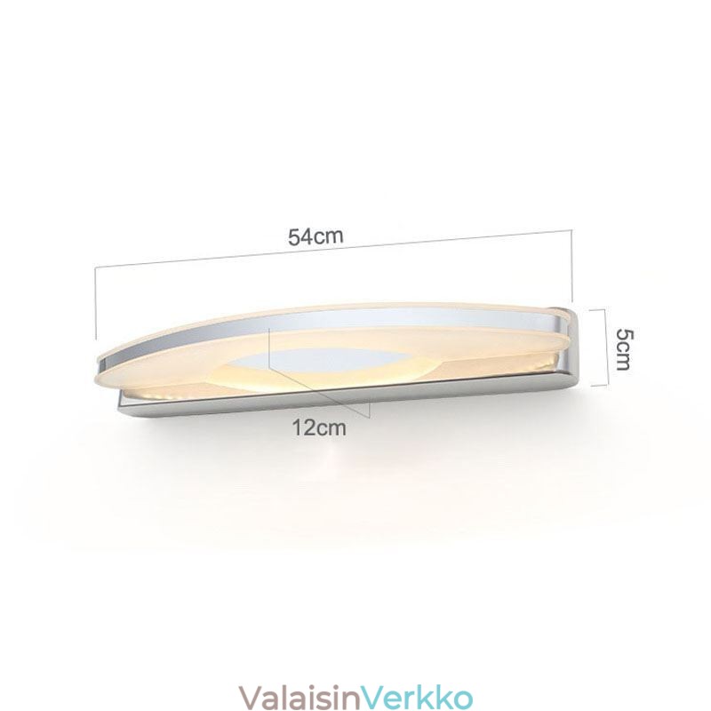 Moderni peilivalaistus seinävalaisin Kylpyhuoneen valaistus ruostumattomasta teräksestä