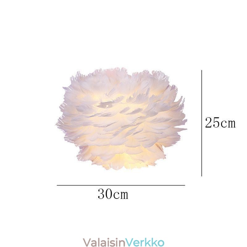 Creative Feather seinävalaisin koristeellinen lamppu