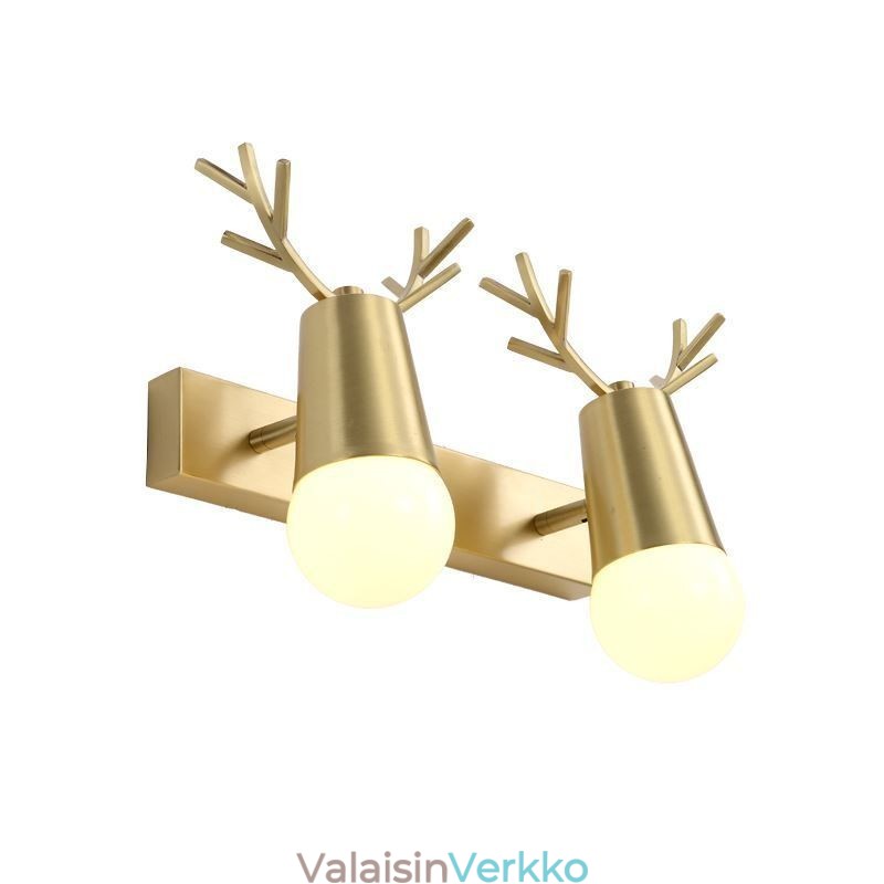 Nordic messinkiseinävalaisin peilin etuvalo