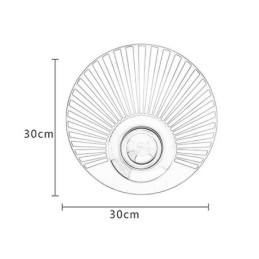 Nordic messinkiseinävalaisin ontto pyöreä valaisin