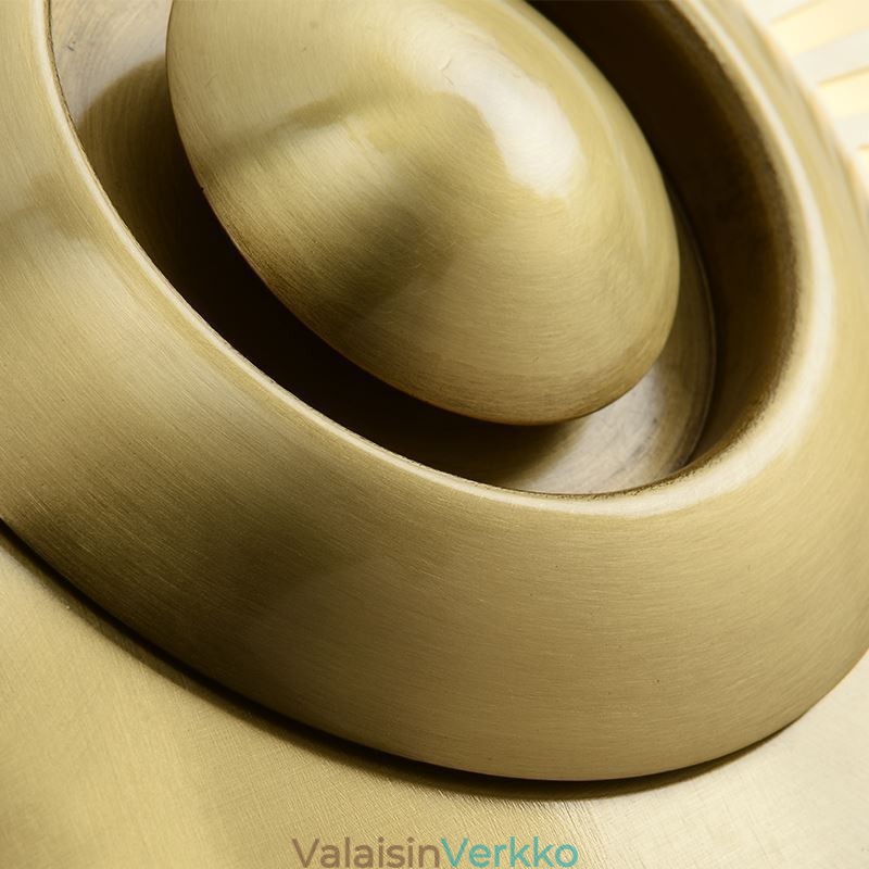 Nordic messinkiseinävalaisin ontto pyöreä valaisin