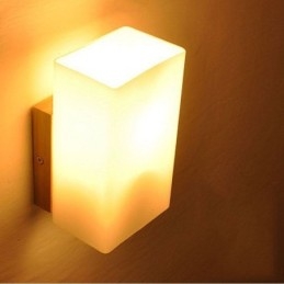 Nordic Wood Seinävalaisin Lasinen lampunvarjostin Valaisin