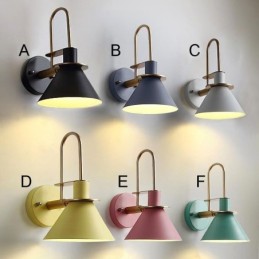 Nordic Seinävalaisin Makron Style Seinävalaisin Creative Mirror edessä Lamp Light