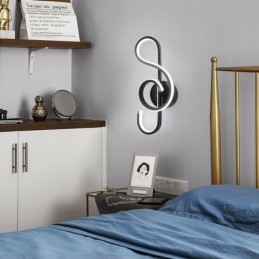 Seinävalaisin Minimalistinen akryyli Note-seinävalaisin