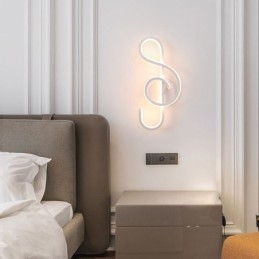 Seinävalaisin Minimalistinen akryyli Note-seinävalaisin