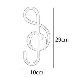 Seinävalaisin Minimalistinen akryyli Note-seinävalaisin