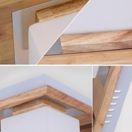 Uppoasennus mini-tyylinen moderni nykyaikainen puu