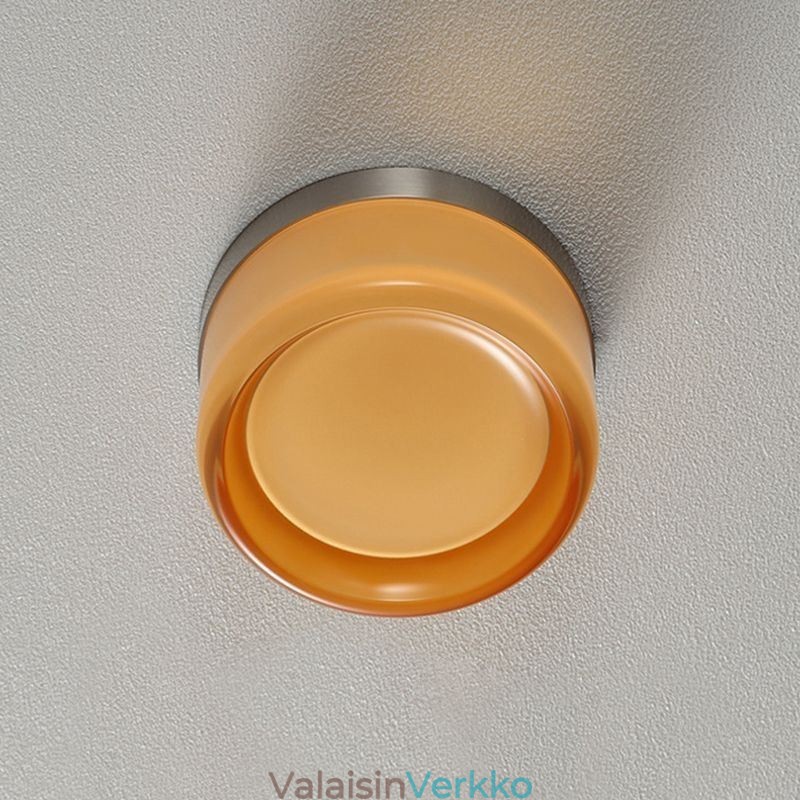 Seinävalaisin Moderni minimalistinen akryyli yksipäällinen pyöreä takorautainen pieni seinävalaisin