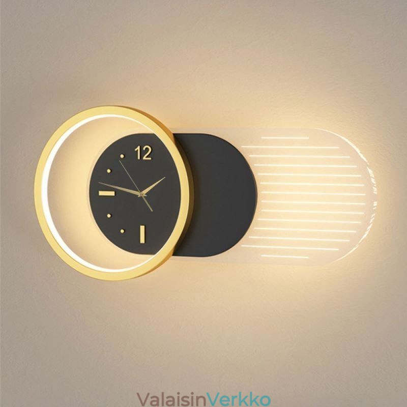 Seinävalaisin Moderni minimalistinen akryylitakorautainen seinävalaisin