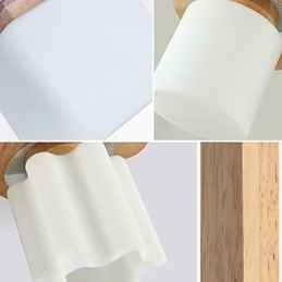 Uppoasennus mini-tyylinen moderni nykyaikainen puu