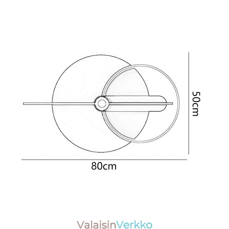 Seinävalaisin takorautainen osoitin seinävalaisin