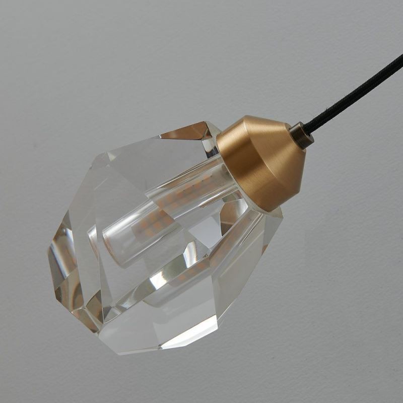 Moderni seinävalaisin Creative Crystal seinävalaisin