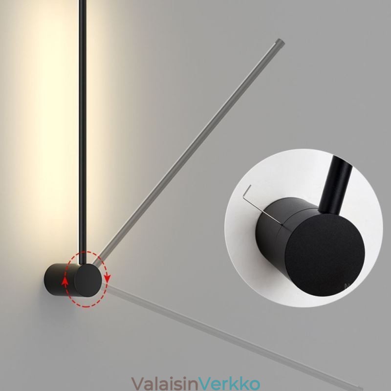 Moderni pitkä seinävalaisin yöpöydän sisustusvalaisin