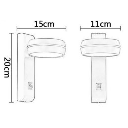 Kääntyvä seinävalaisin Moderni minimalistinen lamppuvalo