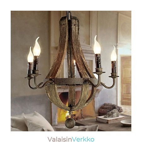 Kattokruunu 5 valoa Vintage Retro Country Living Dining Metal Kattokruunu 5 valoa Vintage Retro Country Living Dining Metal