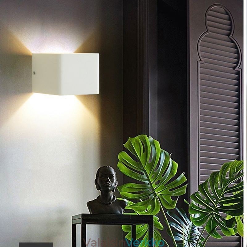 Seinävalaisin Alumiininen Parveke Pinta-asennettava Cube Porch Light