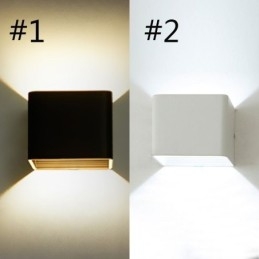 Seinävalaisin Alumiininen Parveke Pinta-asennettava Cube Porch Light