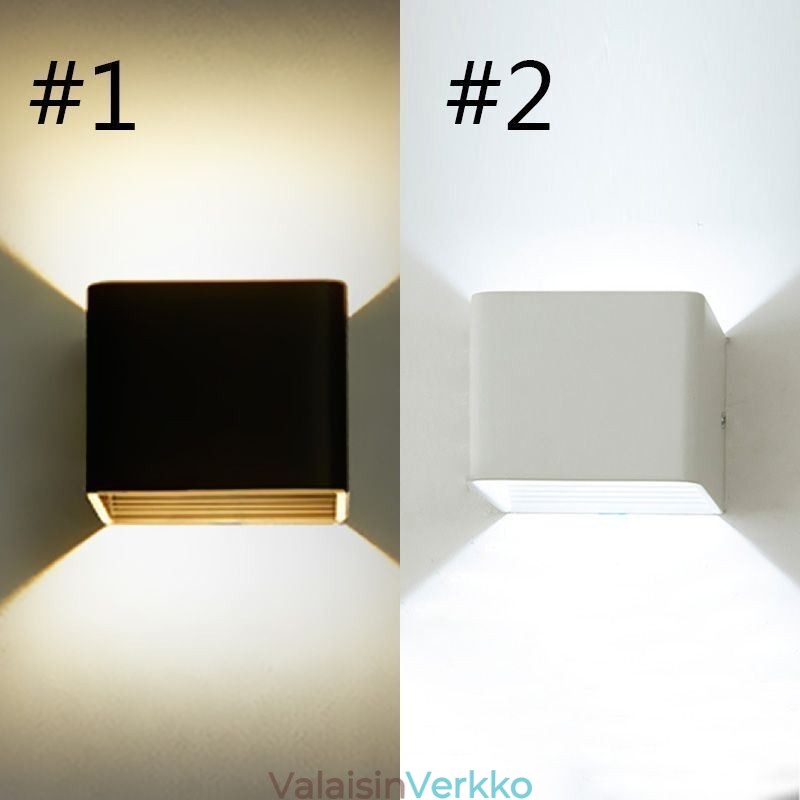 Seinävalaisin Alumiininen Parveke Pinta-asennettava Cube Porch Light