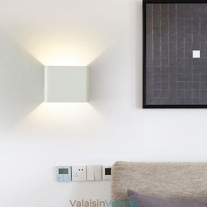 Seinävalaisin Alumiininen Parveke Pinta-asennettava Cube Porch Light