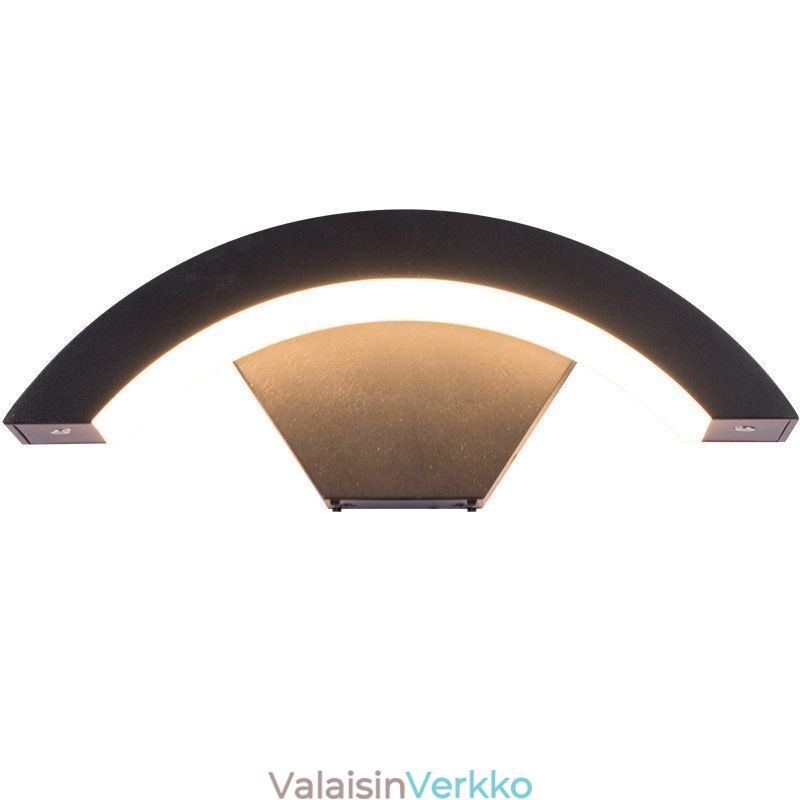 Minimalistinen alumiininen puutarhalamppu, vedenpitävä puolikuuseinävalaisin