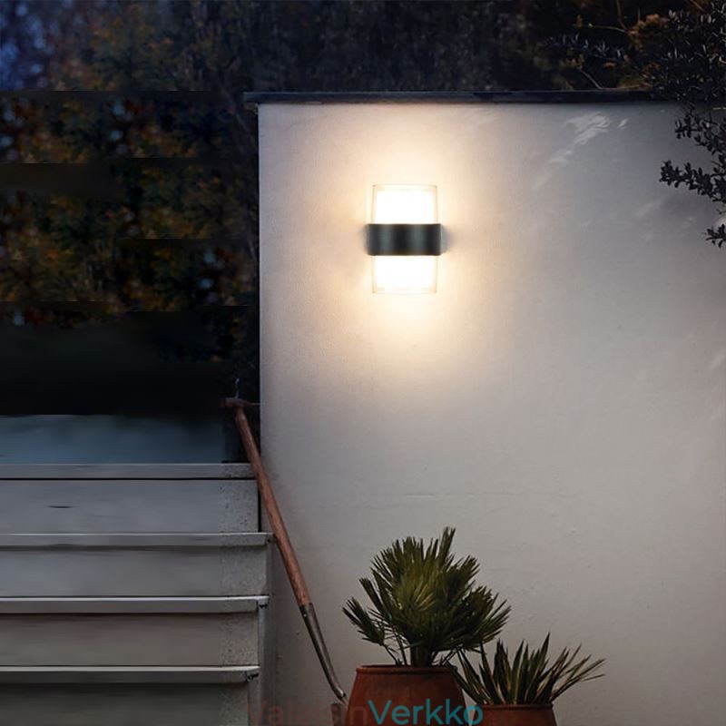 Akryyli minimalistinen seinävalo vedenpitävä seinävalaisin patio