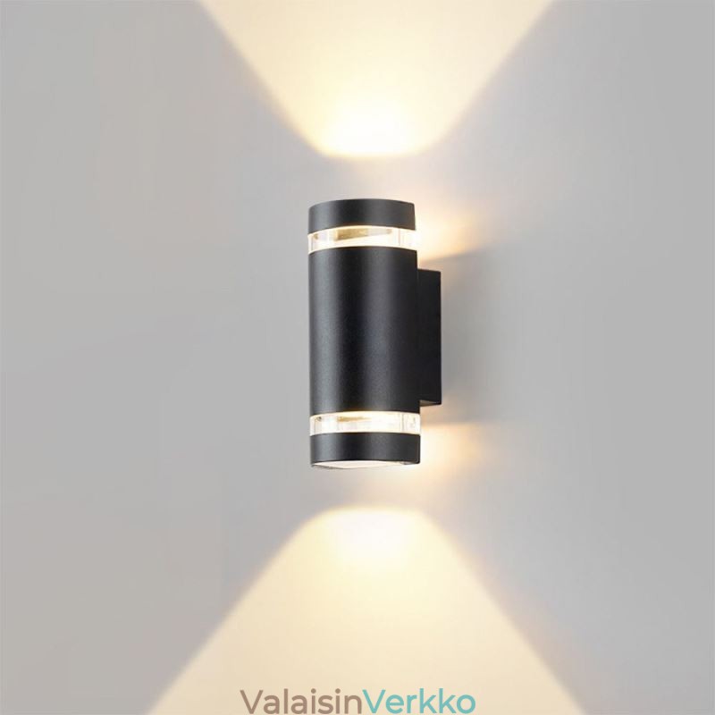 Seinävalaisin vedenpitävä ylös alas alumiininen kaksipäinen seinävalaisin
