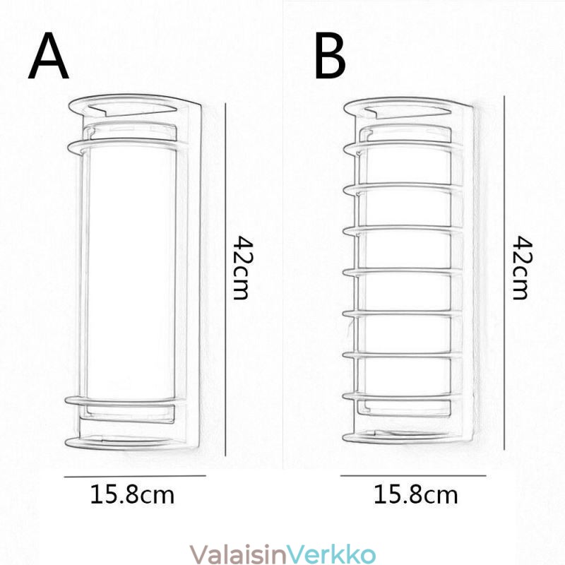 Seinälamppu vedenpitävä seinävalaisin käytävä käytävä sisäpiha