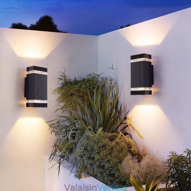 Yksinkertaiset alumiiniset seinävalot vedenpitävä seinävalaisin sisäpihan kuisti