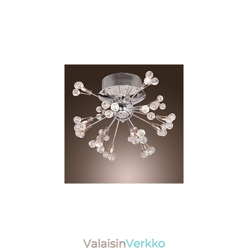 Moderni nykyaikainen Crystal kromimetalli uppoteline