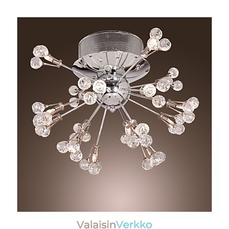 Moderni nykyaikainen Crystal kromimetalli uppoteline