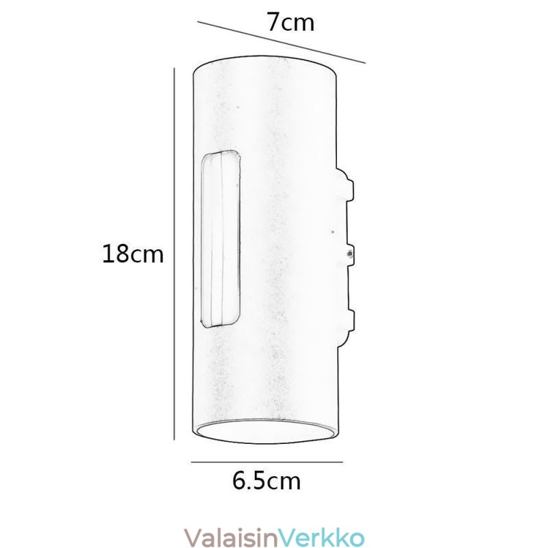 Vedenpitävä seinävalo alumiiniseinävalaisin sisäpiha