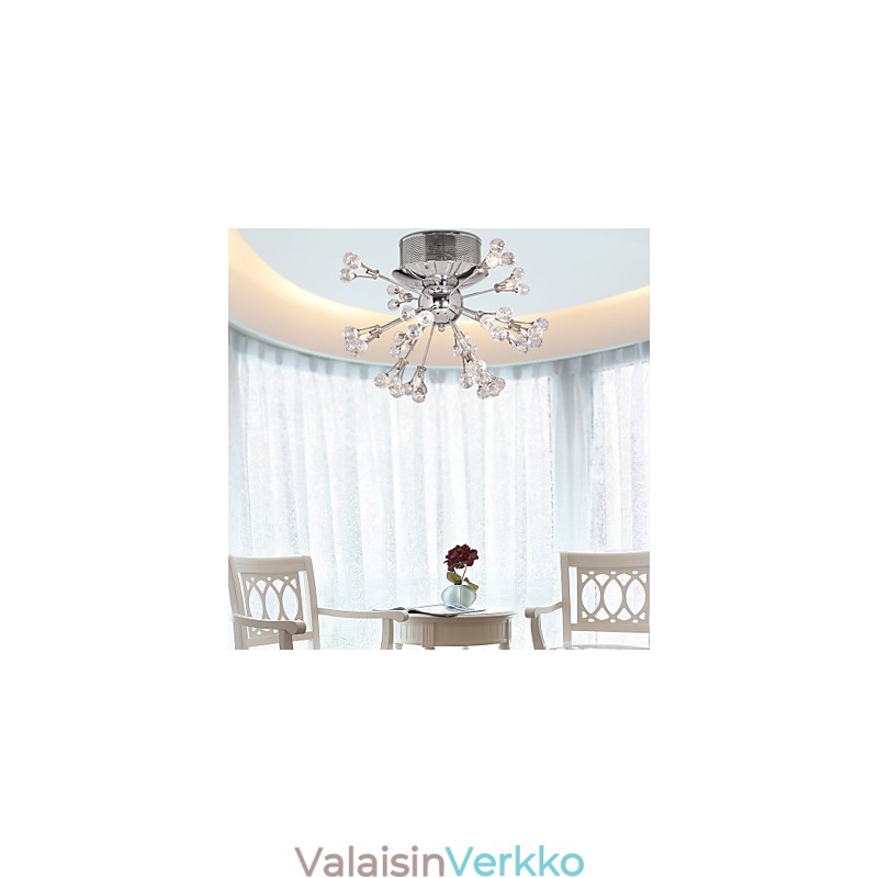 Moderni nykyaikainen Crystal kromimetalli uppoteline