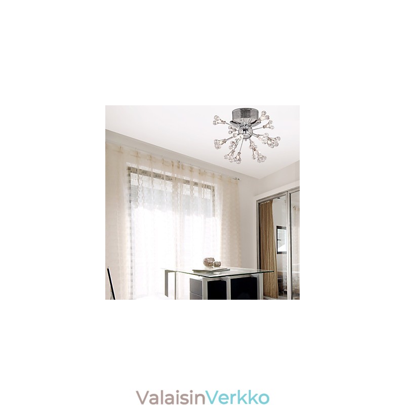 Moderni nykyaikainen Crystal kromimetalli uppoteline