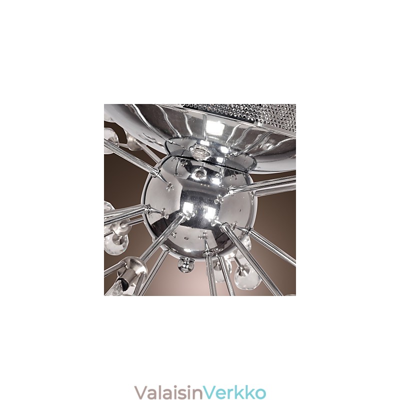 Moderni nykyaikainen Crystal kromimetalli uppoteline