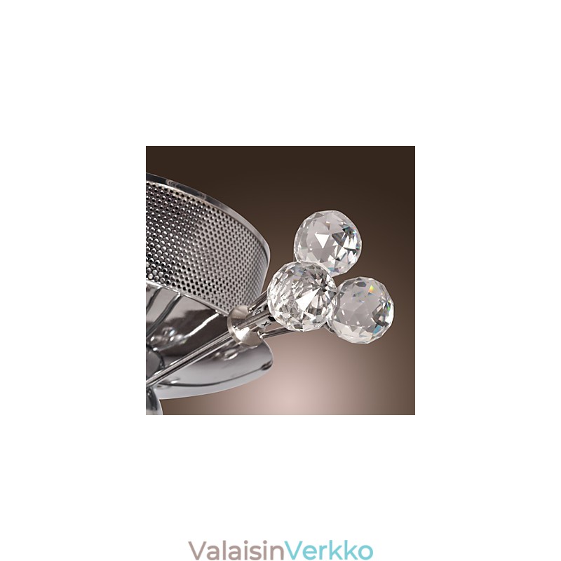 Moderni nykyaikainen Crystal kromimetalli uppoteline