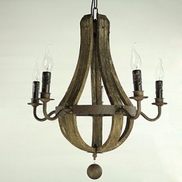 Kattokruunu 5 valoa Vintage Retro Country Living Dining Metal