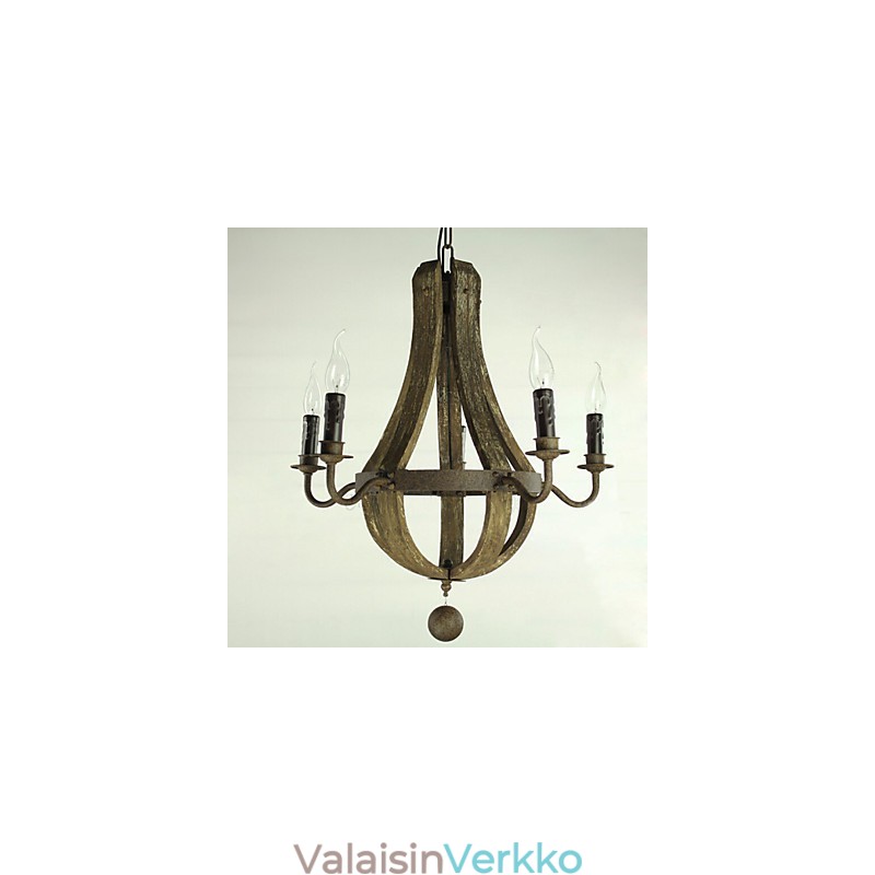 Kattokruunu 5 valoa Vintage Retro Country Living Dining Metal