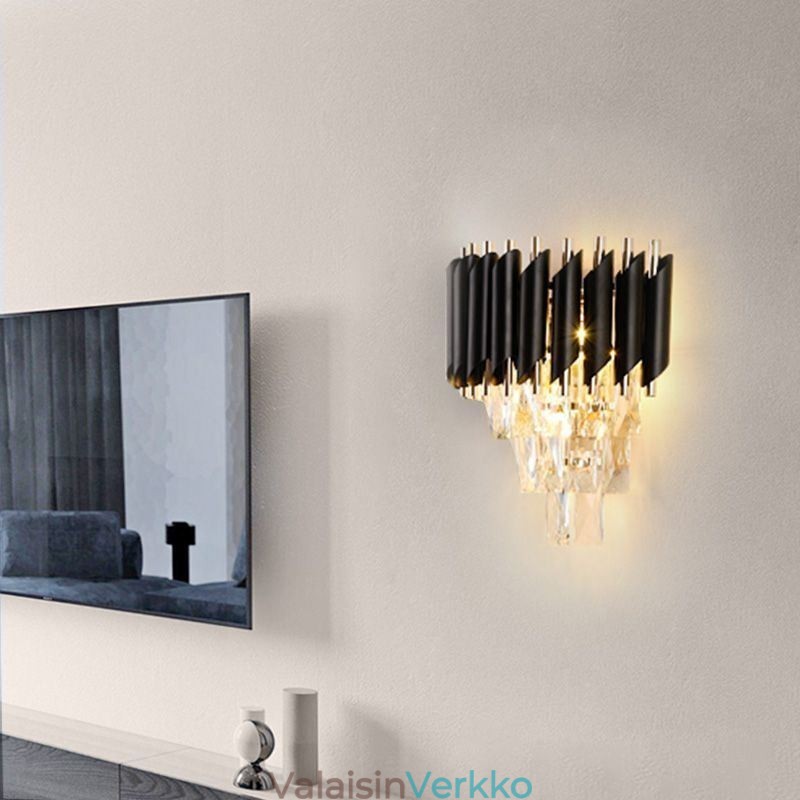 Modernit seinävalaisimet Creative Crystal seinävalaisin