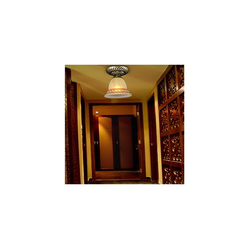 Flush Mount Light Pronze European Retro Classic