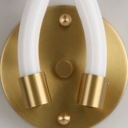 Moderni seinävalaisin Creative Sconce Seinävalaisin Kuparilammastorvi 2 valoa