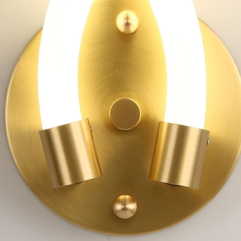 Moderni seinävalaisin Creative Sconce Seinävalaisin Kuparilammastorvi 2 valoa