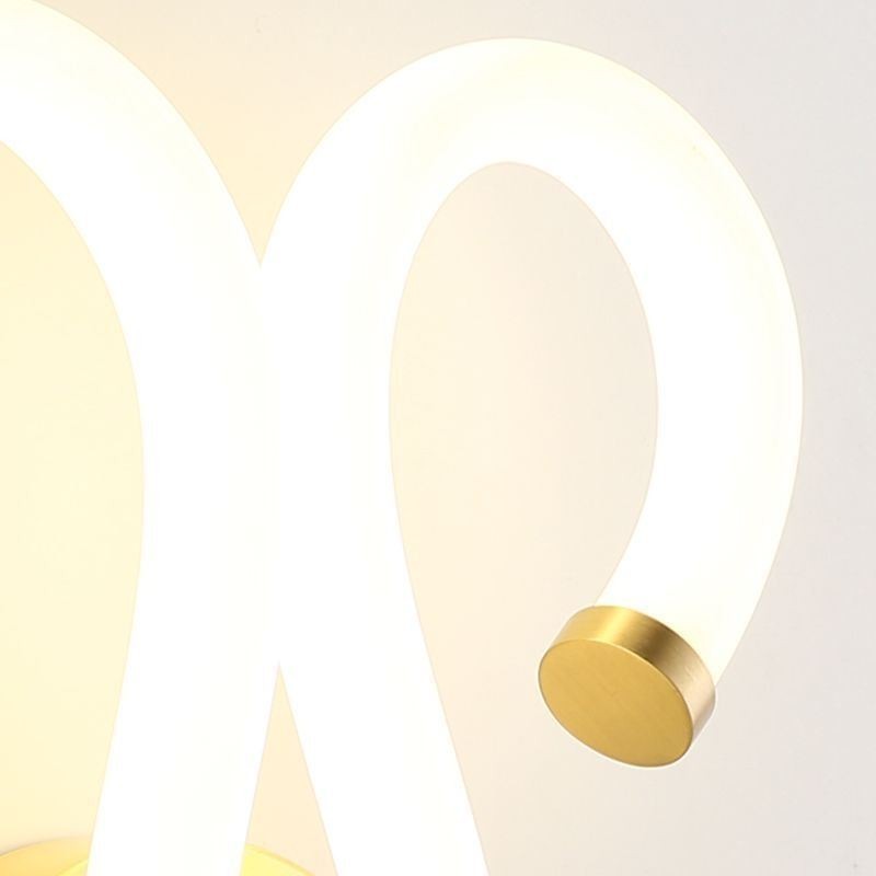Moderni seinävalaisin Creative Sconce Seinävalaisin Kuparilammastorvi 2 valoa