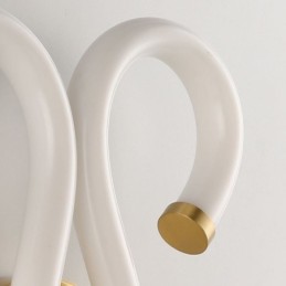 Moderni seinävalaisin Creative Sconce Seinävalaisin Kuparilammastorvi 2 valoa