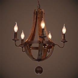 Kattokruunu 5 valoa Vintage Retro Country Living Dining Metal