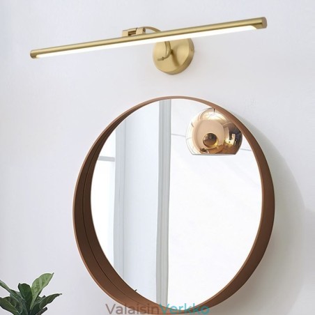 Nordic Mirror Front Light messinki akryyliseinävalaisin Nordic Mirror Front Light messinki akryyliseinävalaisin