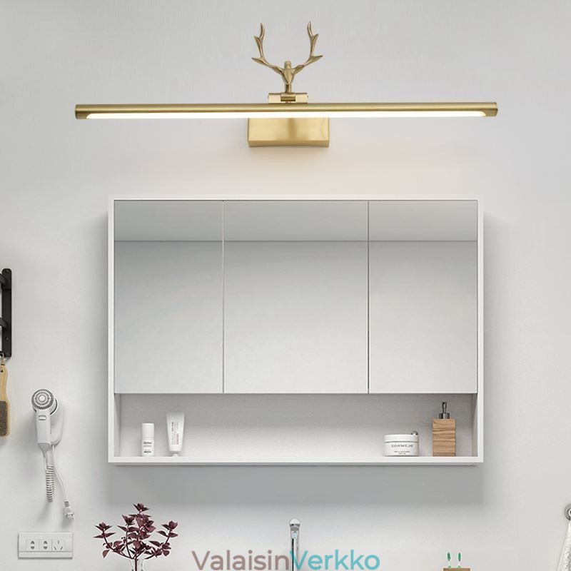 Nordic messinkiseinävalaisin peilin etuvalo