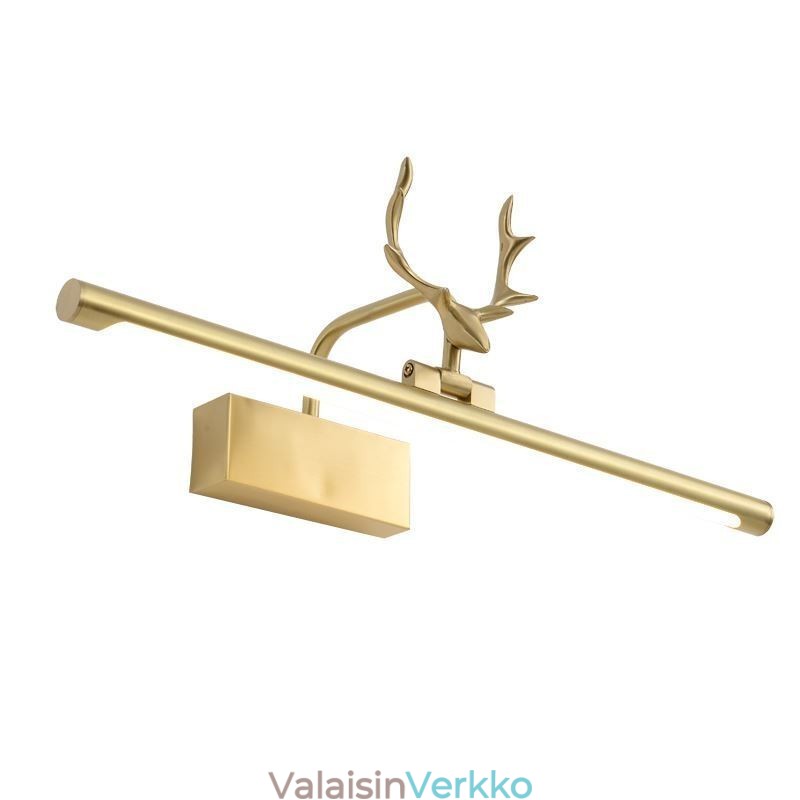 Nordic messinkiseinävalaisin peilin etuvalo